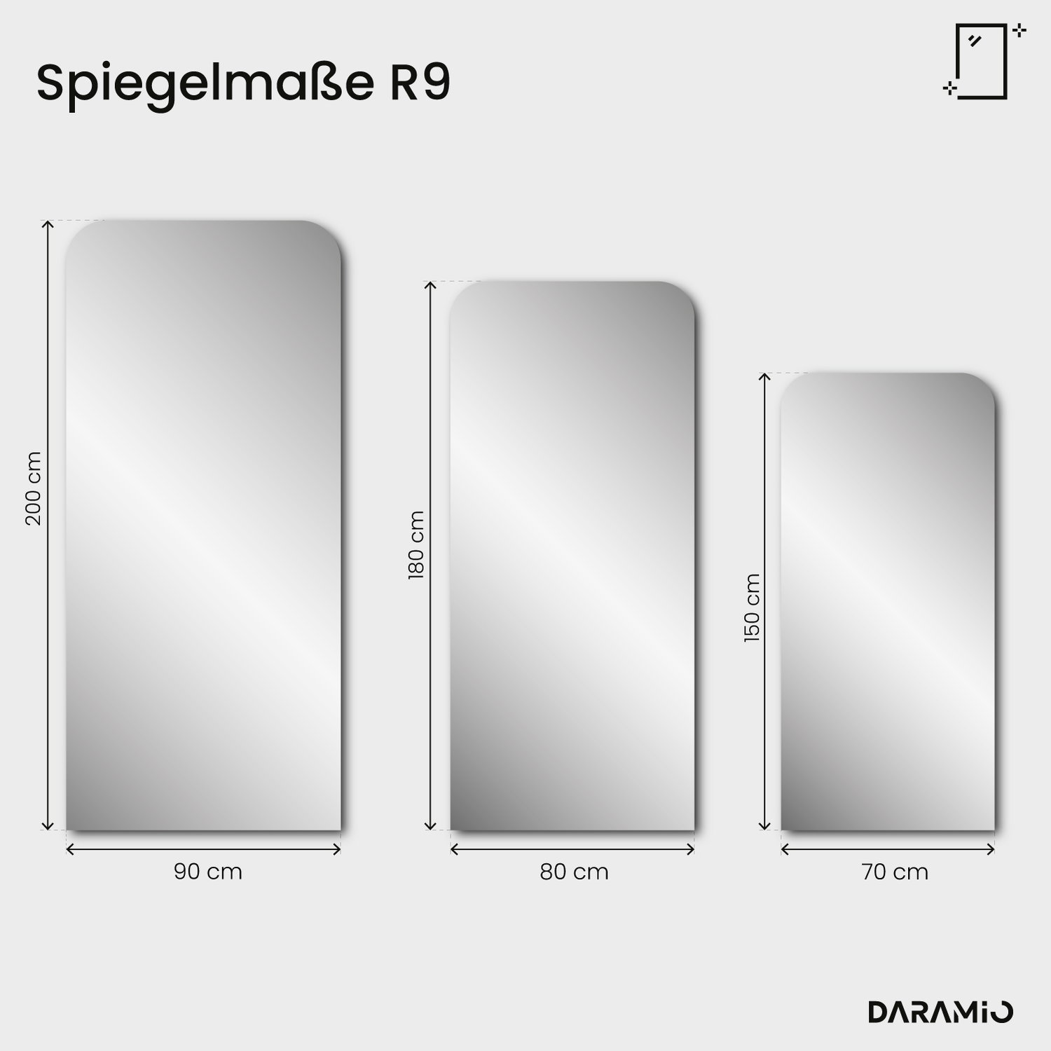 Spiegel – Pure Collection R9 70x150 cm