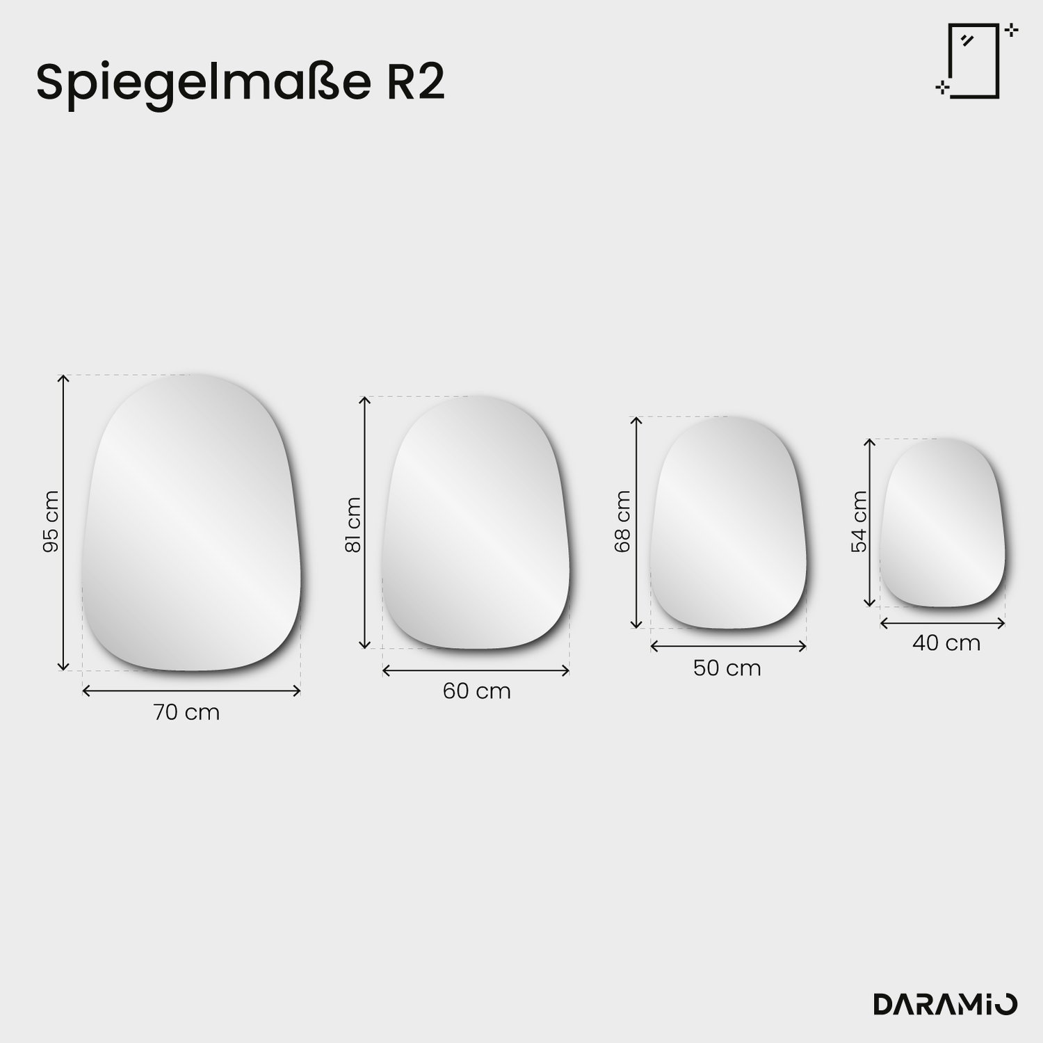 Spiegel – Pure Collection R2 40x54 cm