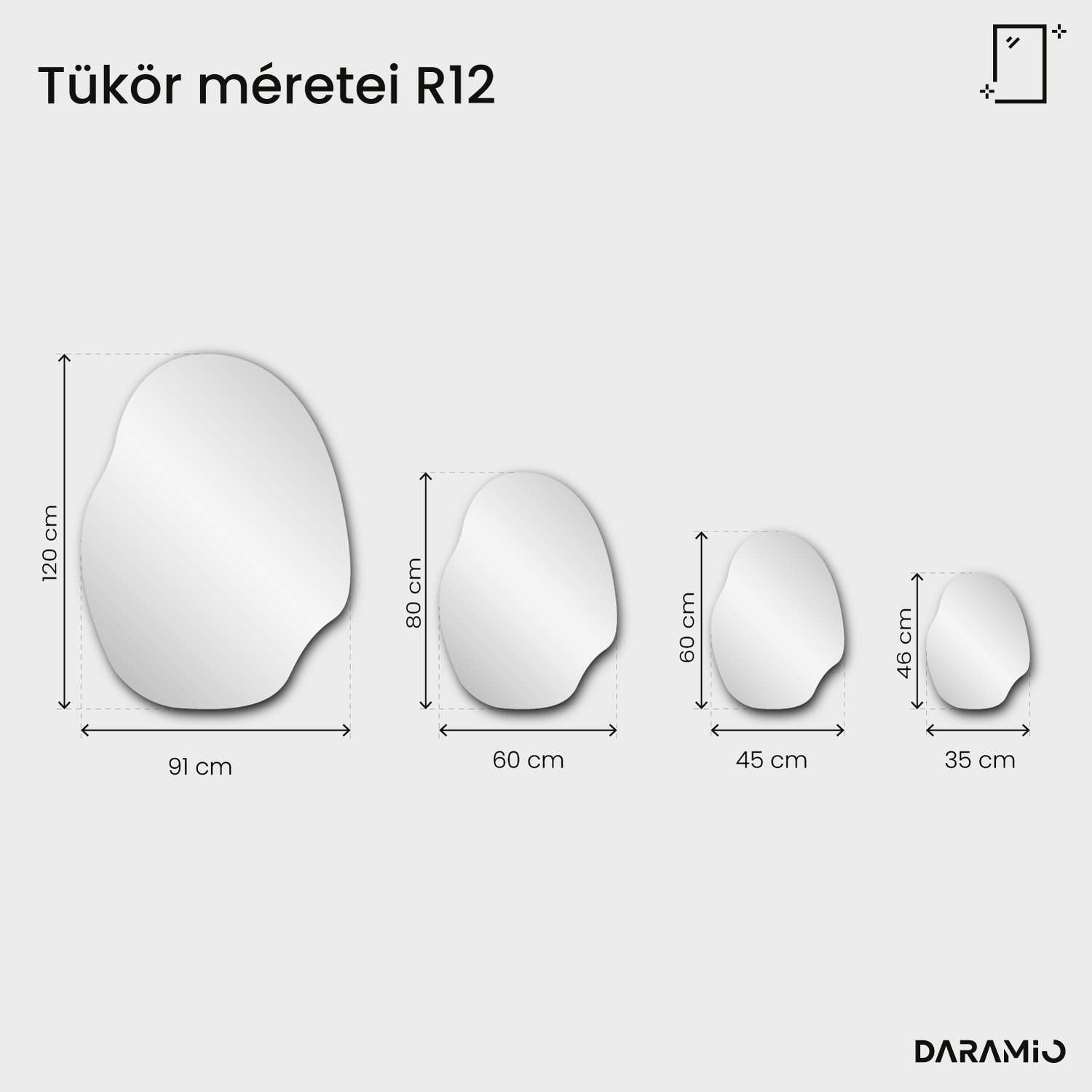 Tükör – Pure Collection R12 60x80 cm