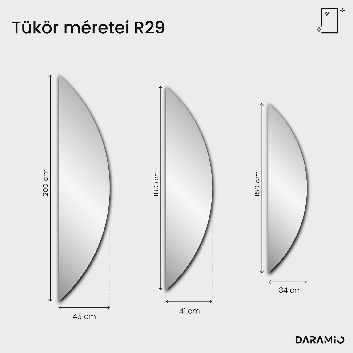 Tükör – Pure Collection R29 41x180 cm