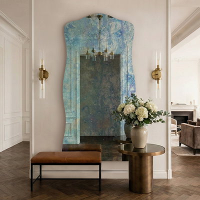 Antique-effect mirror with patina – Pure Collection R39