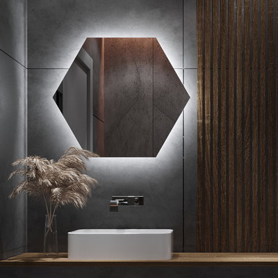 Hexagonal LED mirror G10
